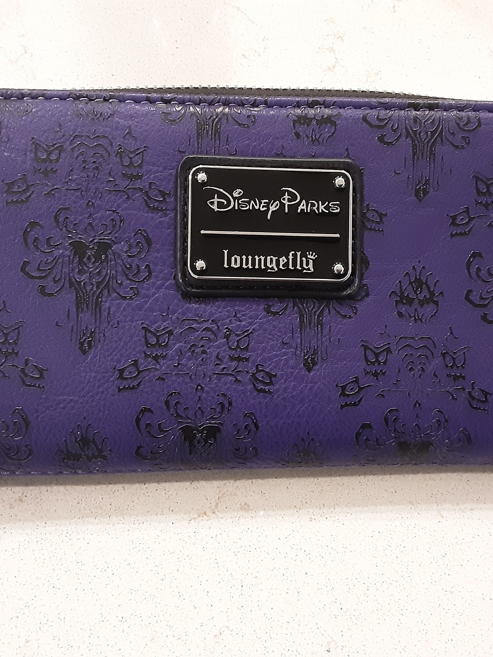 Loungefly Purple Disney Parks Haunted Mansion Wallet